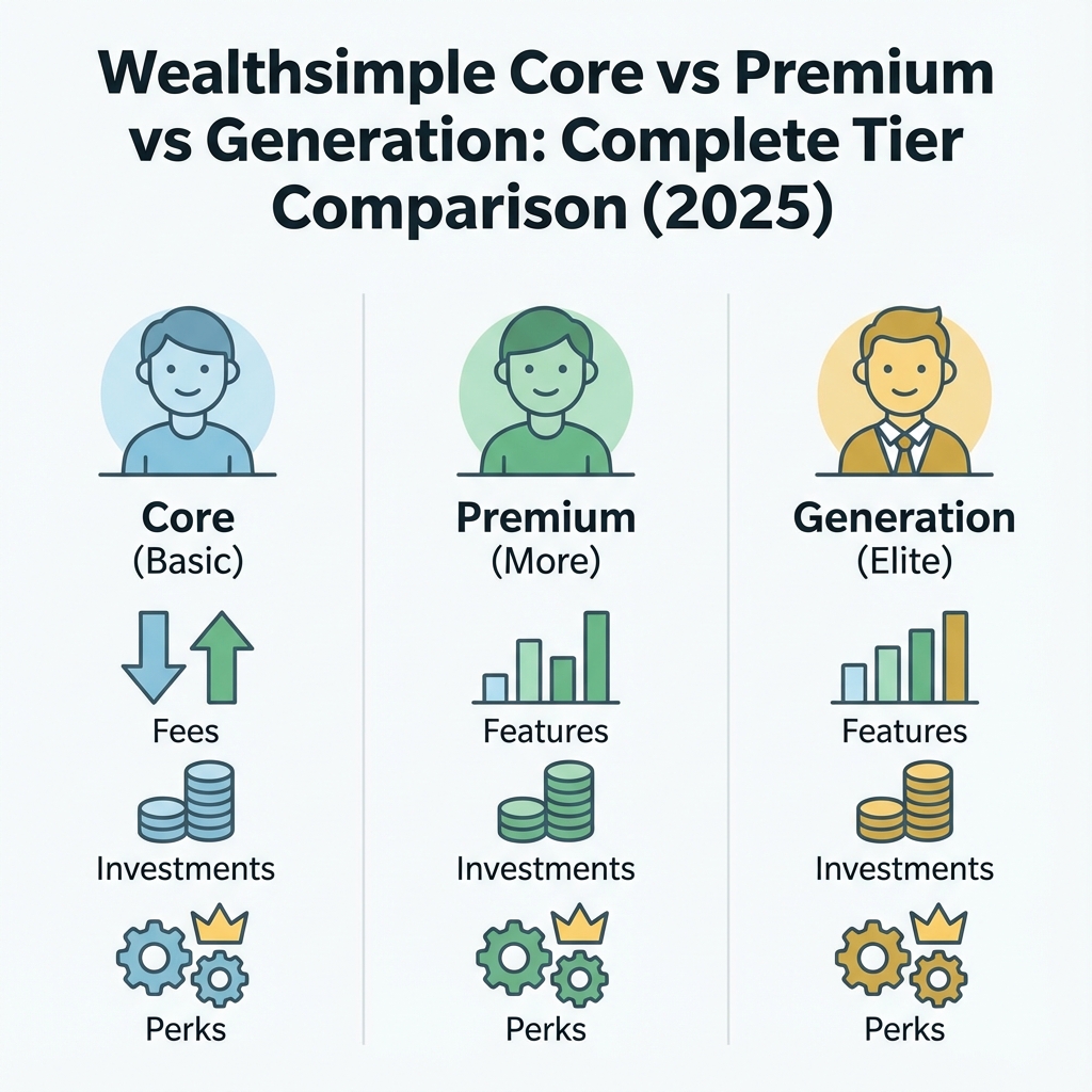 Wealthsimple Core vs Premium vs Generation: Complete Tier Comparison (2025)