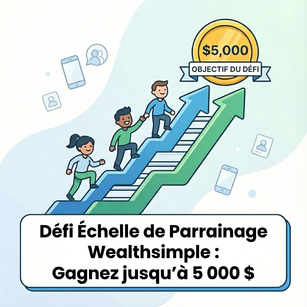 Défi Échelle Wealthsimple 2026 : Gagnez 5 000 $ (Détails)