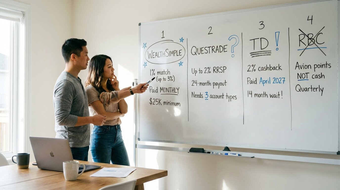 The 2026 RRSP Match Wars: Wealthsimple vs Questrade vs TD vs RBC