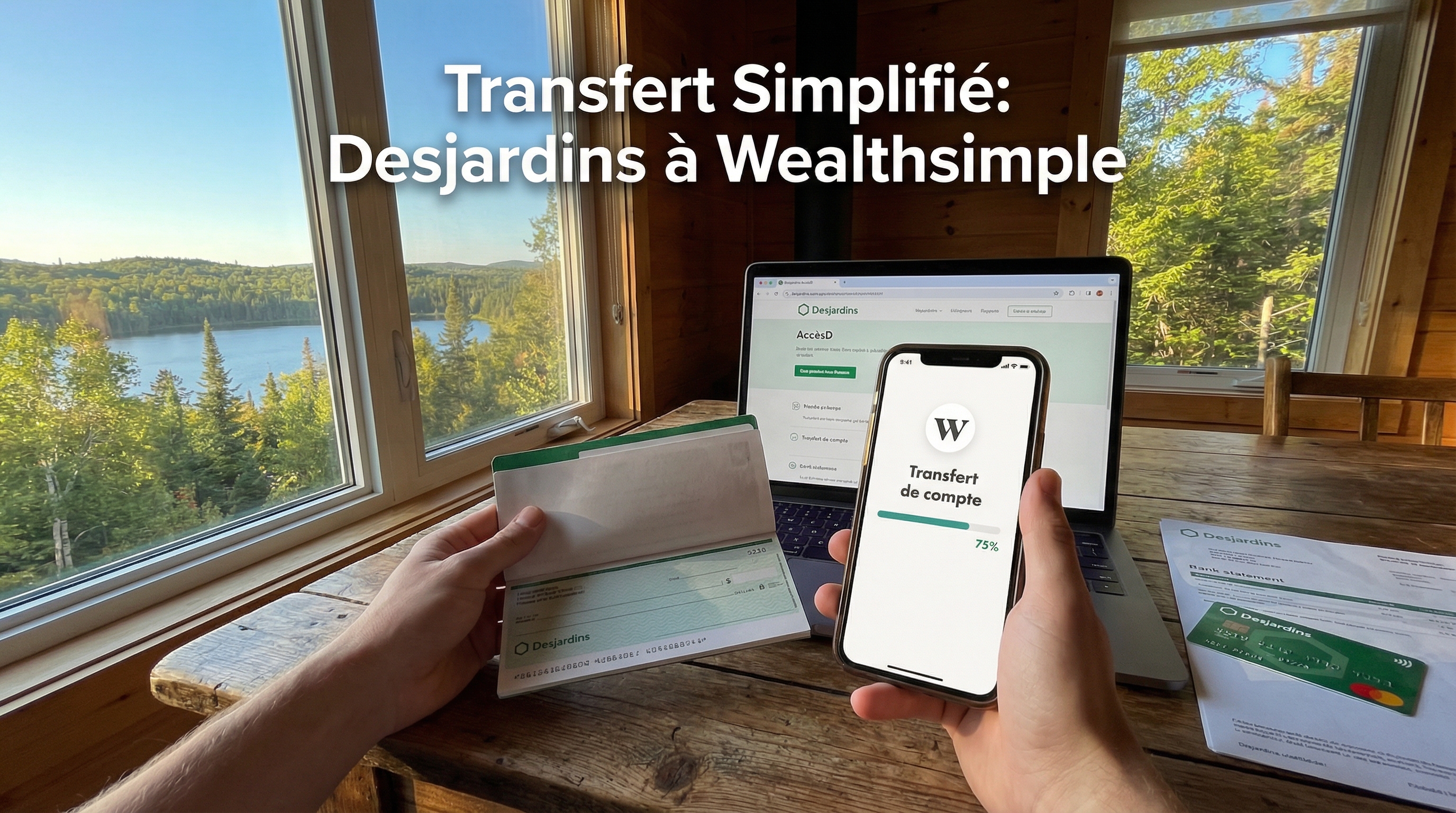 Transférer de Desjardins à Wealthsimple : Le Guide pour Éviter les Frais et Erreurs (2026)