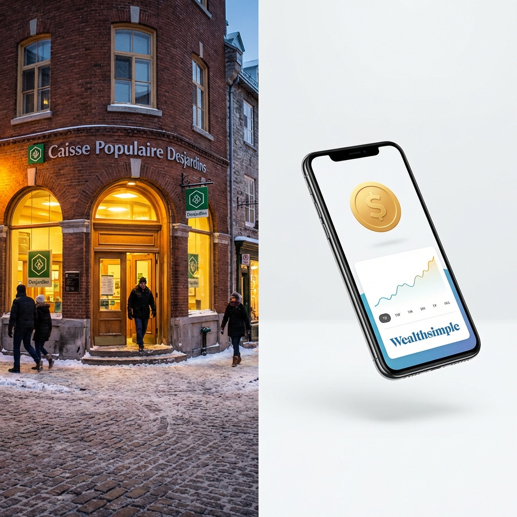 Wealthsimple vs Desjardins (2026) : Lequel Choisir au Québec ?